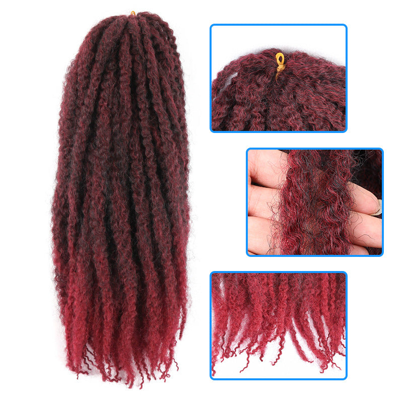 Big Dirty Wigs Crochet Puff Braids Synthetic Wig - Medium Length, Natural Look
