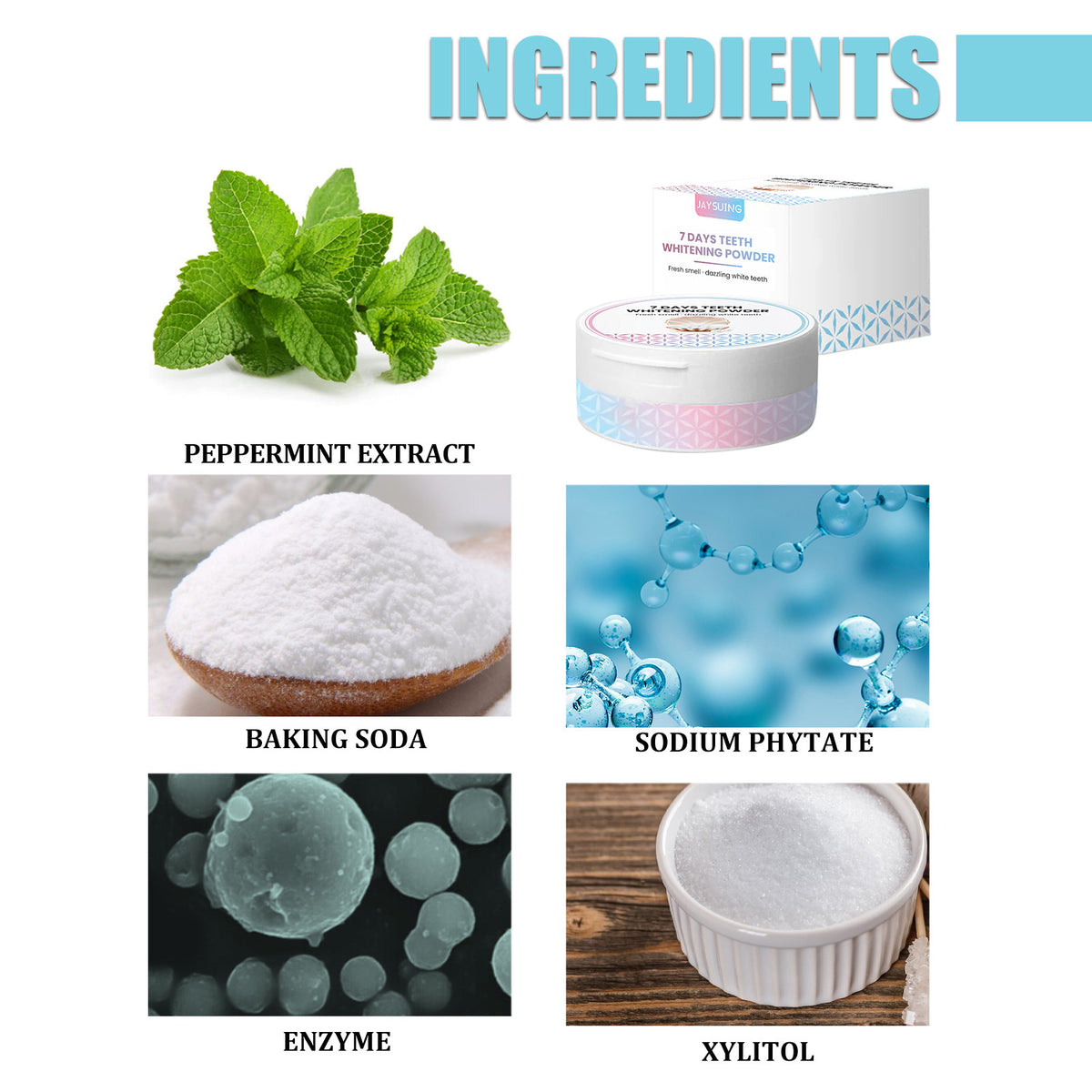 Tooth Powder for Teeth Cleaning & Care - 50g