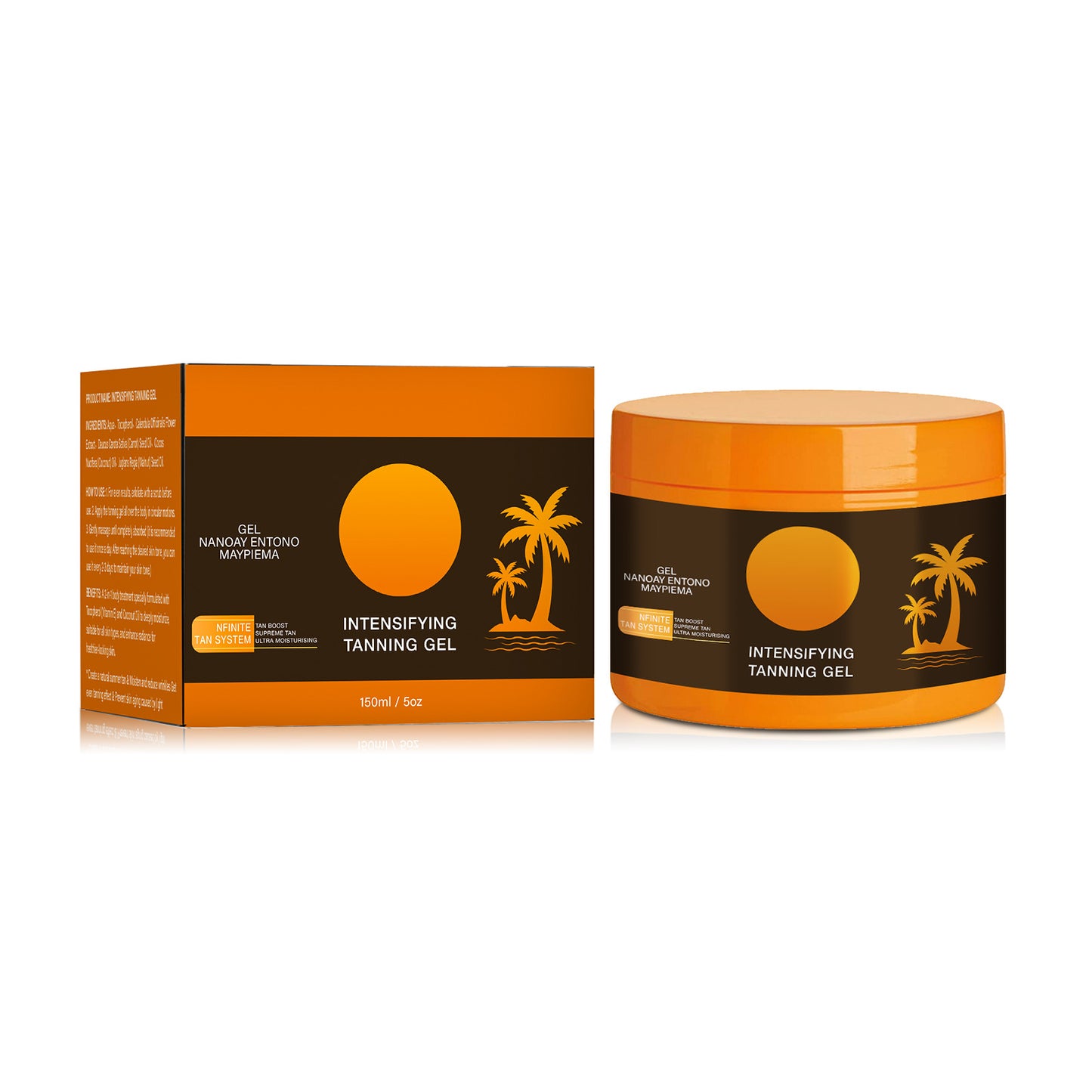 Black Repair Cream for Skin Care - Wheat Bronze Nourishing Gel 150g