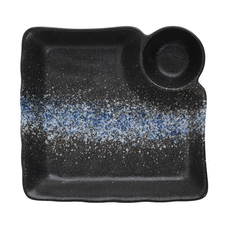 Ceramic Dumpling Plate - Creative Sushi & Household Dish, Multiple Colors