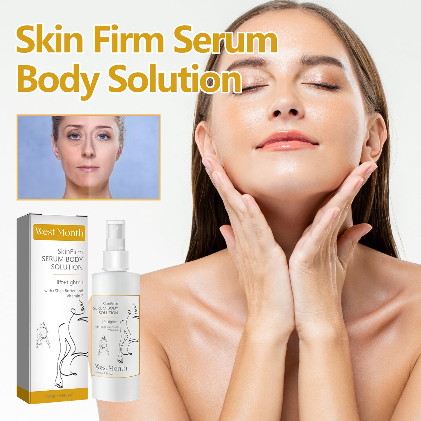 Anti-Wrinkle Firming Spray - Vitamin E & Shea Butter Moisturizing Treatment