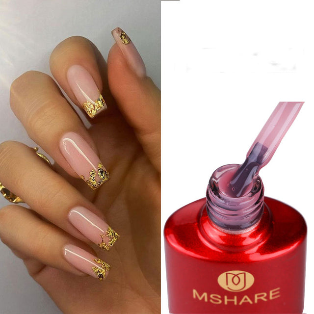 Builder Nail Extension Gel Set - Self-Leveling, Milky White & Color Variants