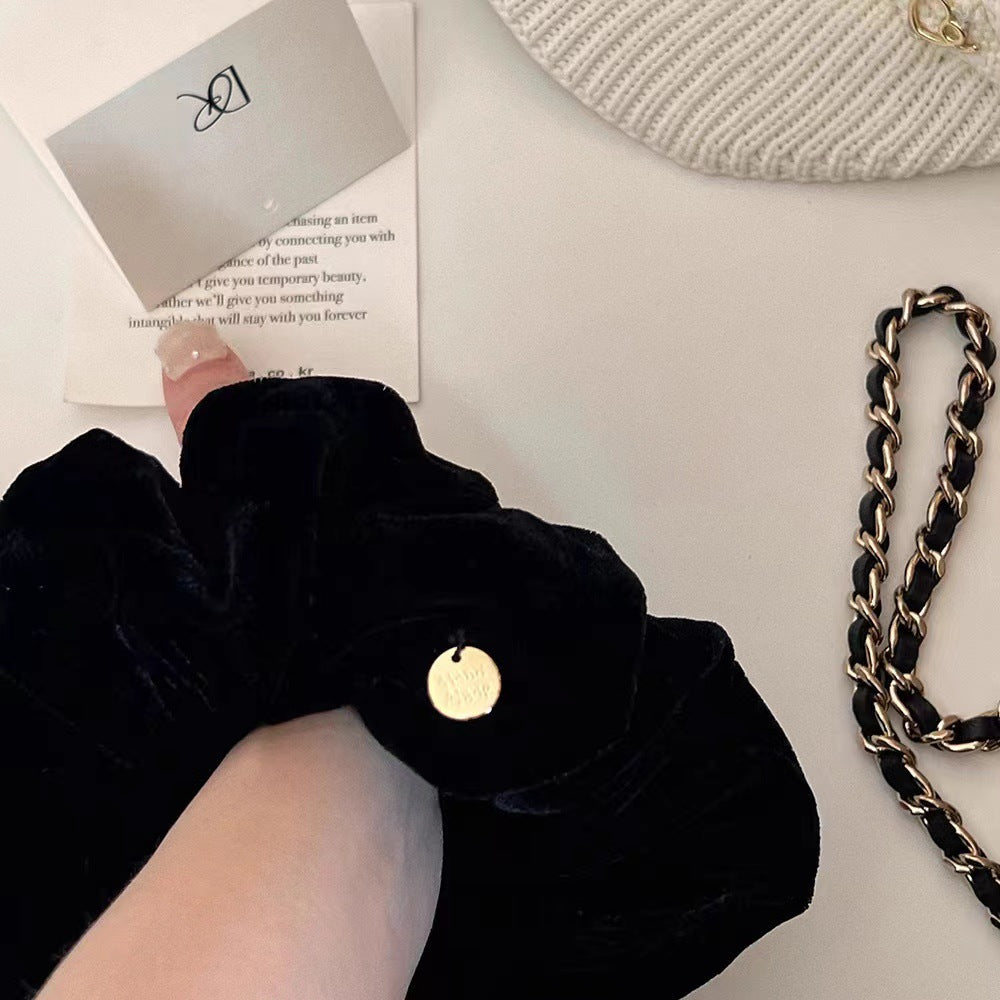 All-Match Large and Small Velvet Hair Rings - Elegant Hair Accessories