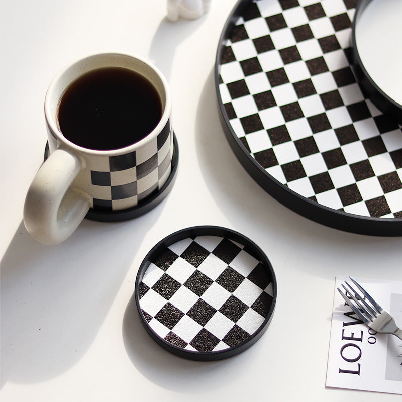 Round Heat Insulation Coaster Set - Anti-Scald Non-Slip Desk Protectors