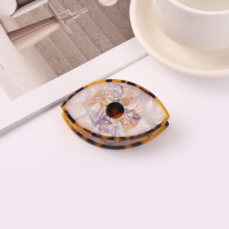 Acetate Hair Clip - Big Eye Design