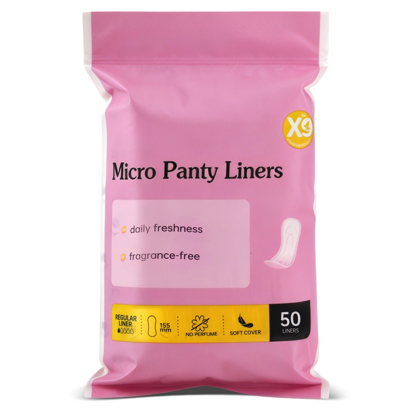 Micro Panty Liners - 155mm Unscented Daily Protection