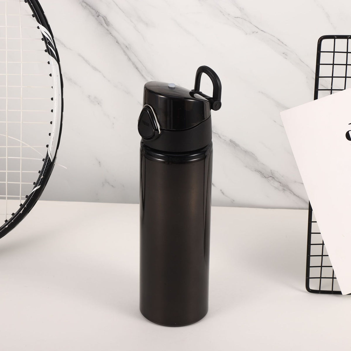Large Capacity Aluminum Water Bottle for Outdoor Sports & Travel - 750ml