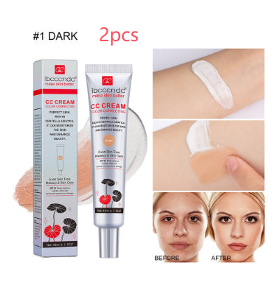 Color Correcting CC Cream with Centella Asiatica - Moisturizing Makeup Base