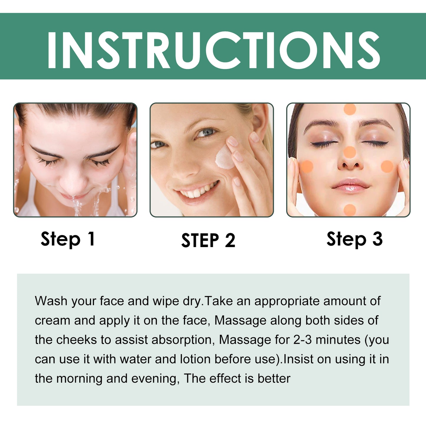 Anti-Aging Facial Cream - Firming Moisturizer for Fine Lines & Wrinkles