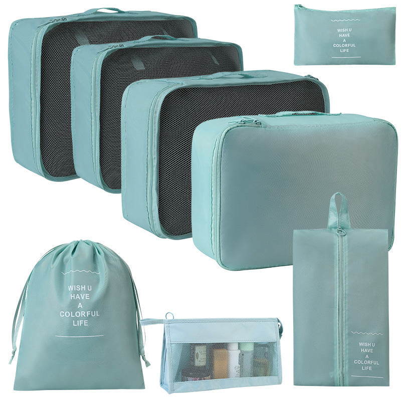 8-Pack Travel Storage Bags Set for Organization and Packing