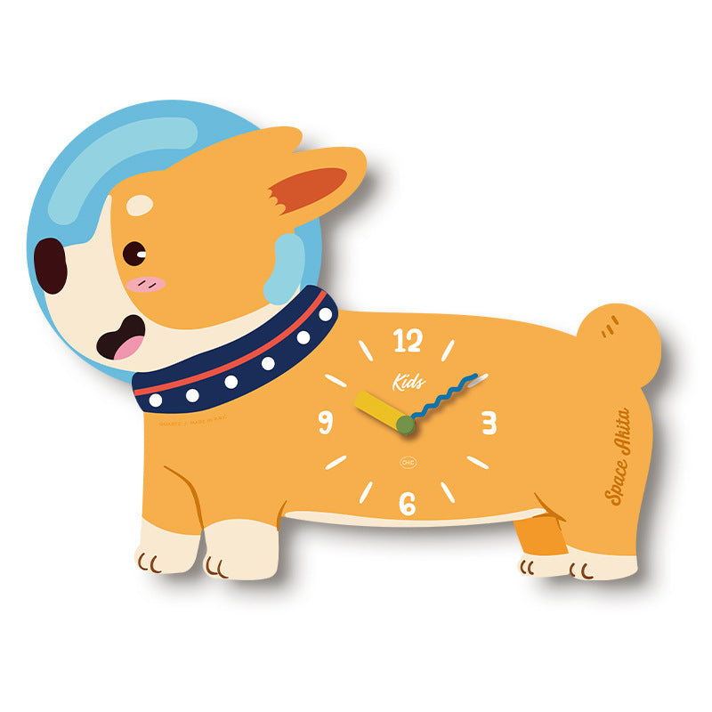Creative Decorative Wall Clock for Pets and Dogs - Multiple Styles