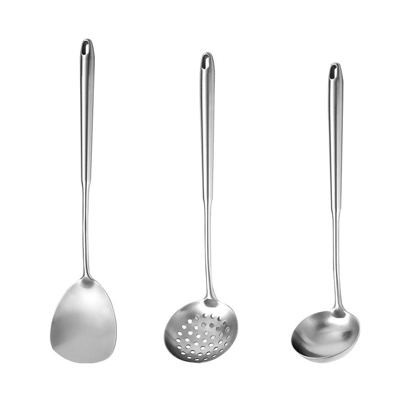 Stainless Steel Kitchen Spatula Set - Non-Stick, High-Temperature Resistant, Multi-Use