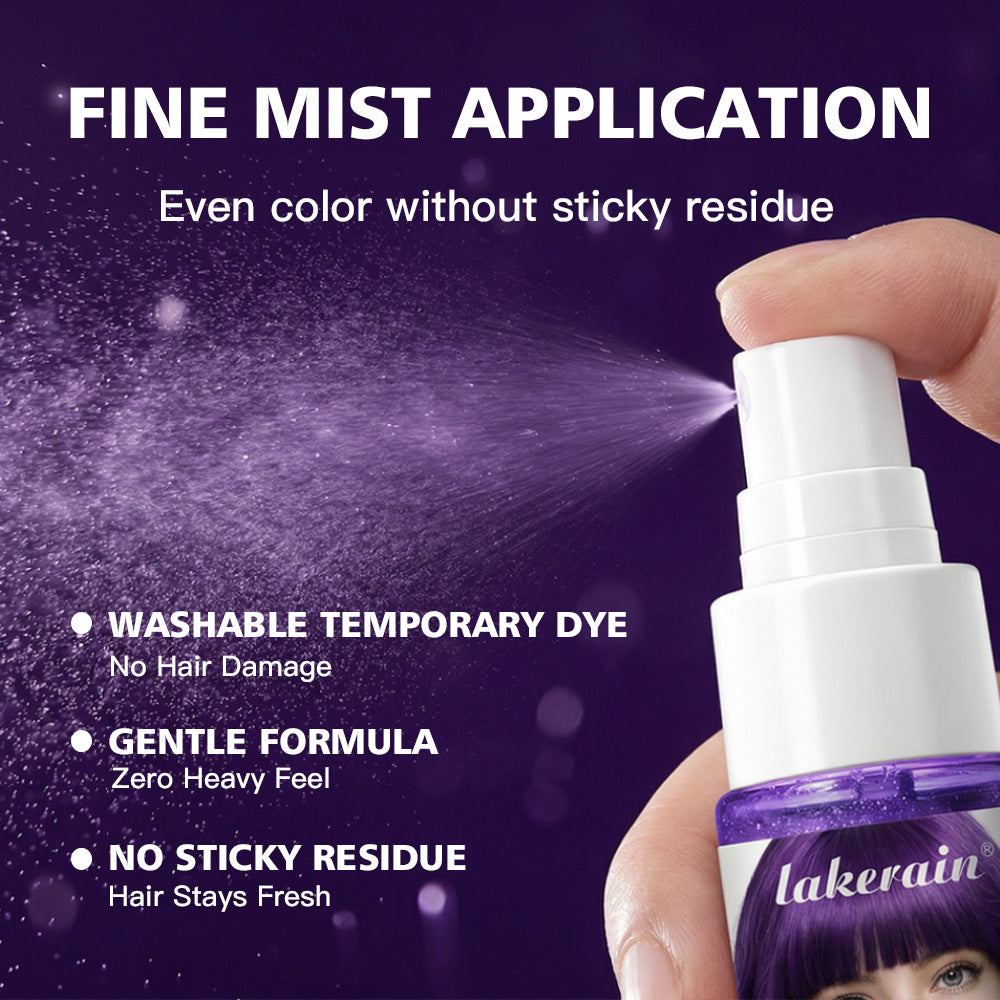Temporary Hair Spray - Color-Boosting Hair Mist for Events & Parties