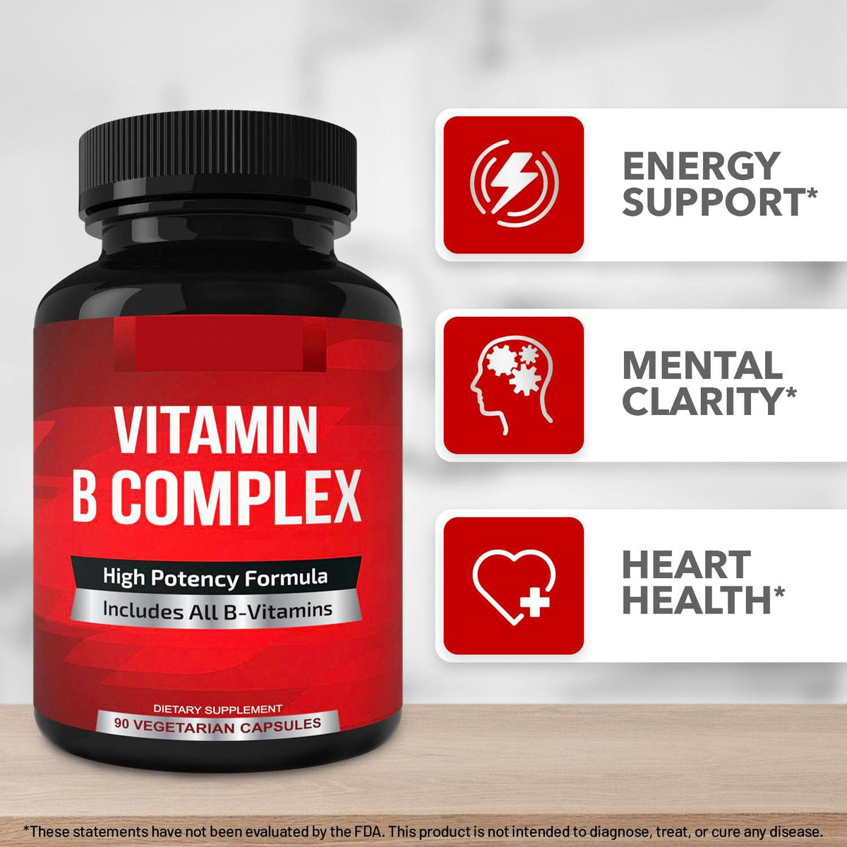 Vitamin B Capsules - 90 Tablets