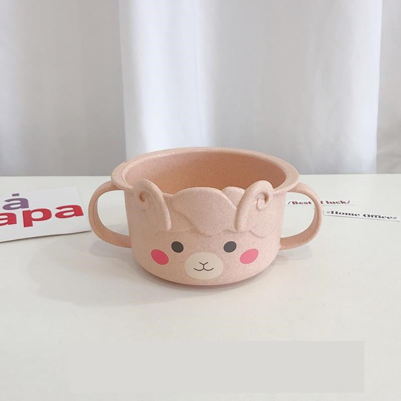 Children's Silicone Food Bowl Set with Multiple Characters and Colors