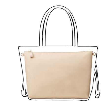 Multi-Color Storage Bag with Zippered Inner Lining for Cosmetics & Organization