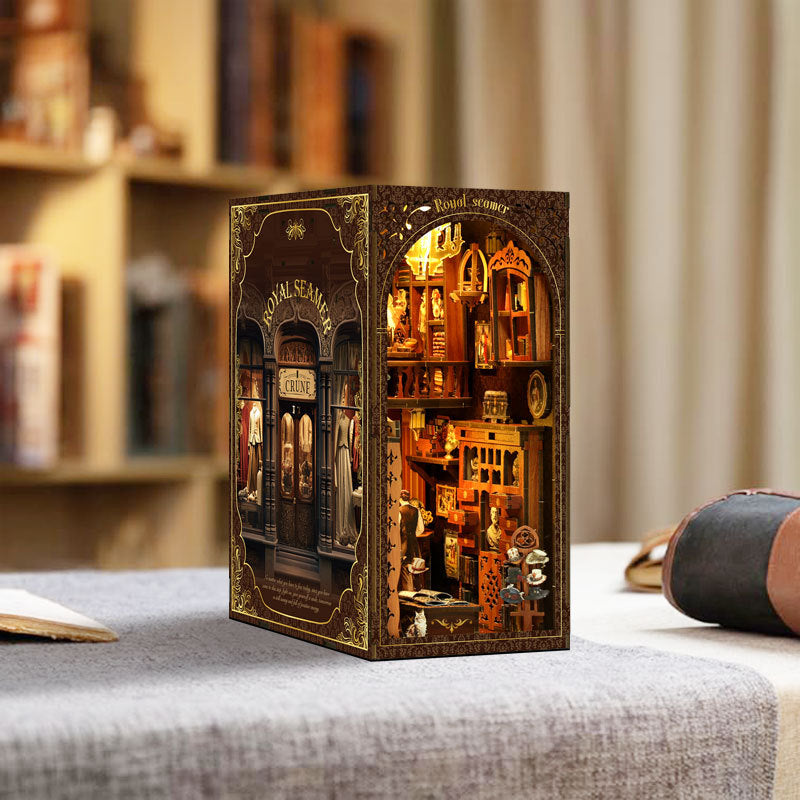 Wooden Book Stand Creative Home Decor - Multi-Color Variants