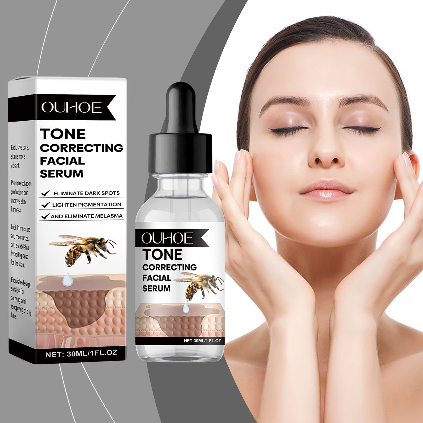 Hydrating Facial Essence with Centella Asiatica & Honey - 30ml