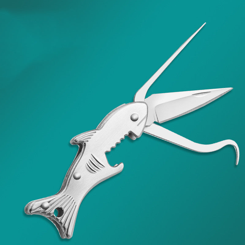 Stainless Steel Toothpick Knife Multi-Function Kitchen Tool - Non-Slip Grip