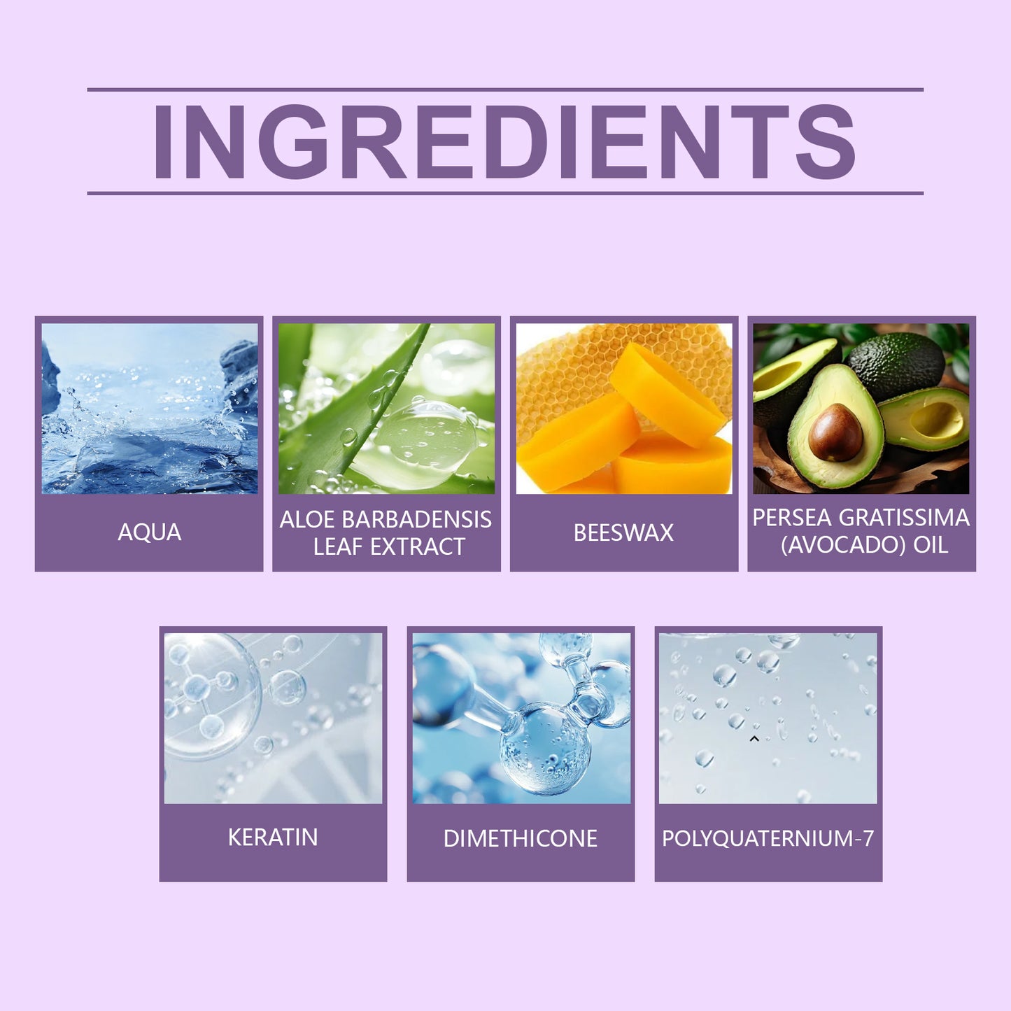 Keratin Purple Hair Mask for Color-Treated Dry and Frizzy Hair