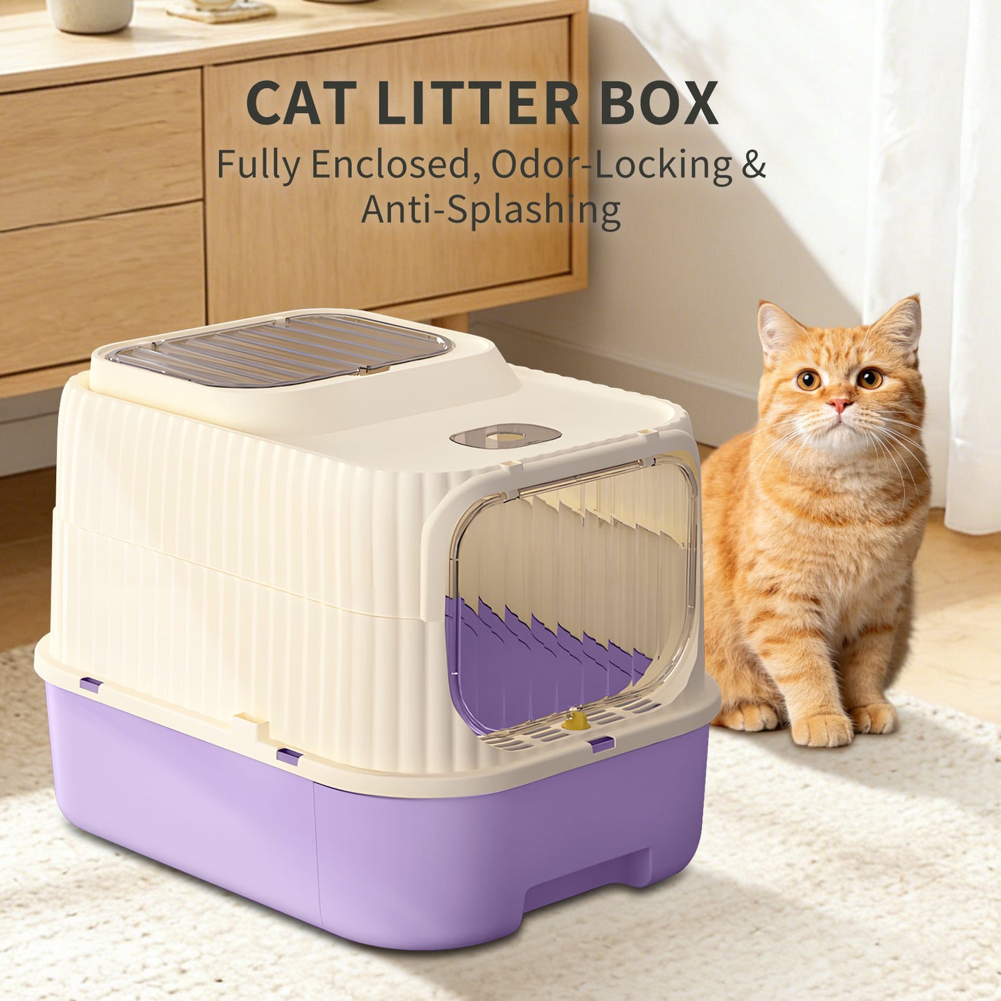Cruiser Litter Box - Self Pickup Pet Furniture for Cats and Small Animals