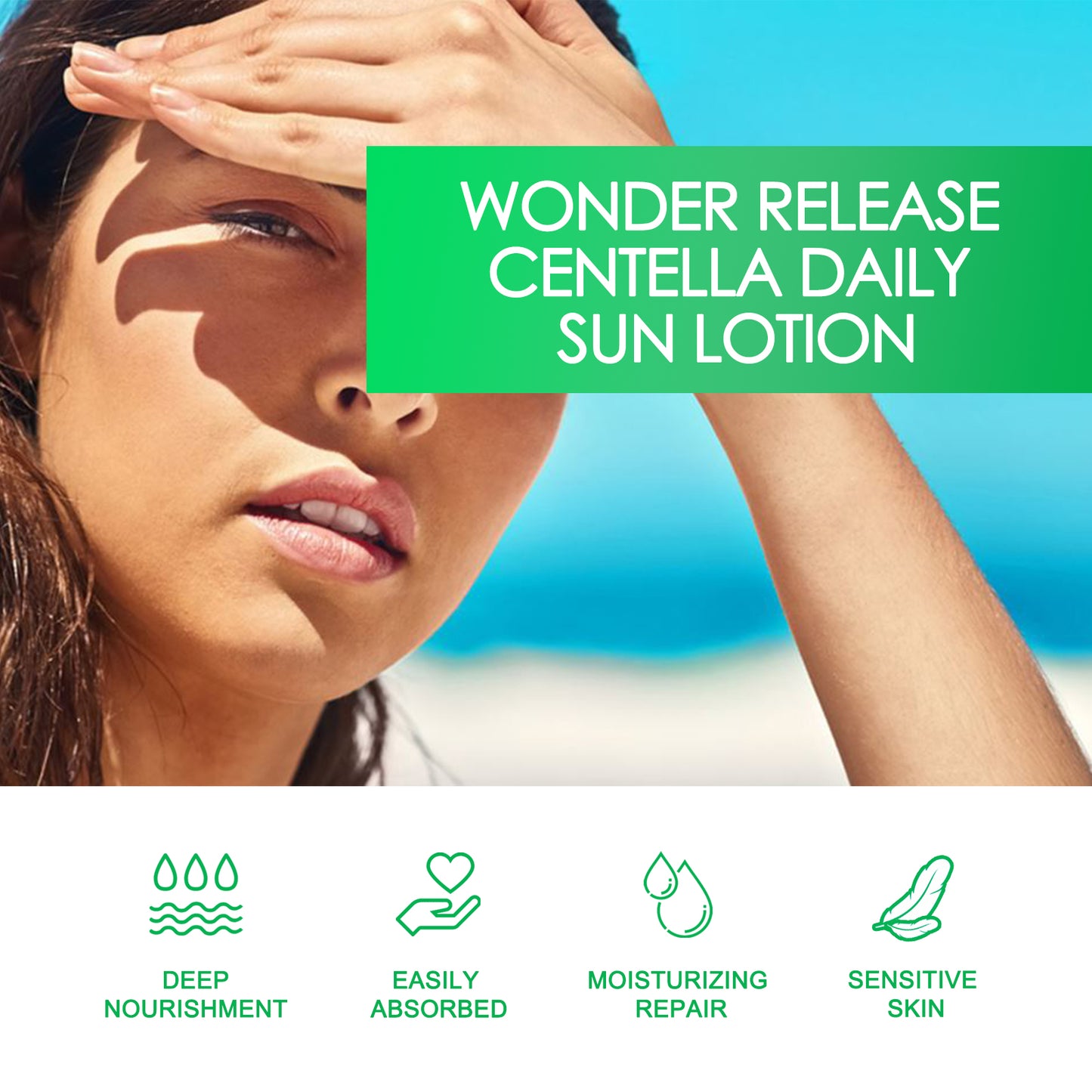 Centella Asiatica Daily Sun Lotion - Hydrating Facial Sunscreen