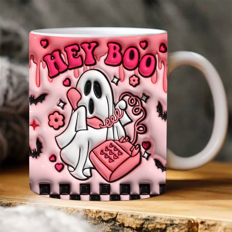 Halloween Pumpkin Ceramic Coffee Mug - 350ml Colorful Home Drinkware
