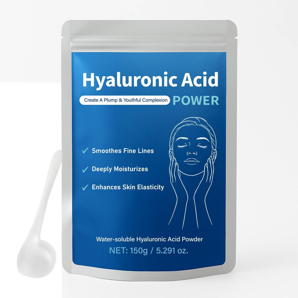 Hyaluronic Acid Powder 150G for Skincare & Beauty Use