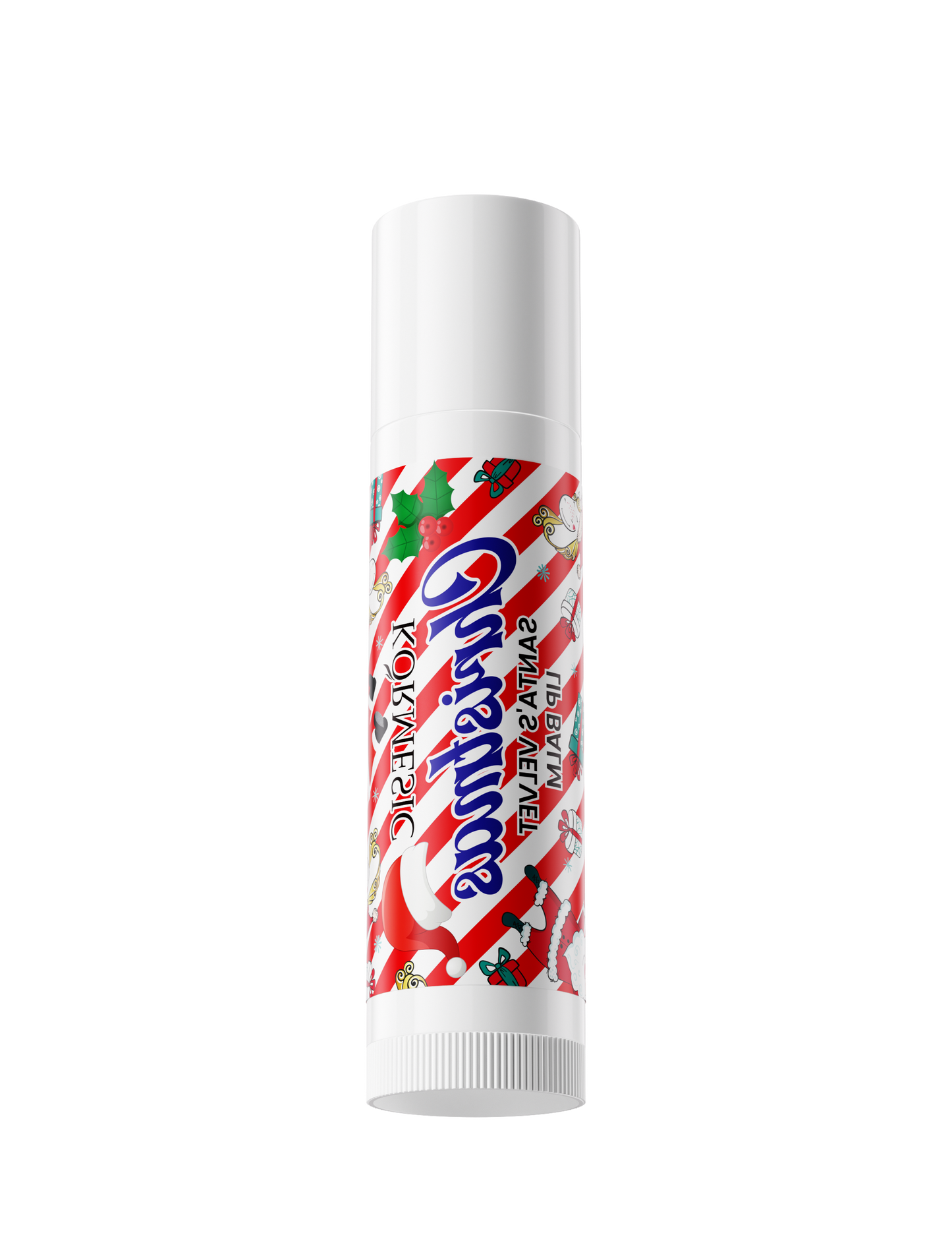 Santa Velvet Lip Balm Gift Set - 5g Holiday Lip Care