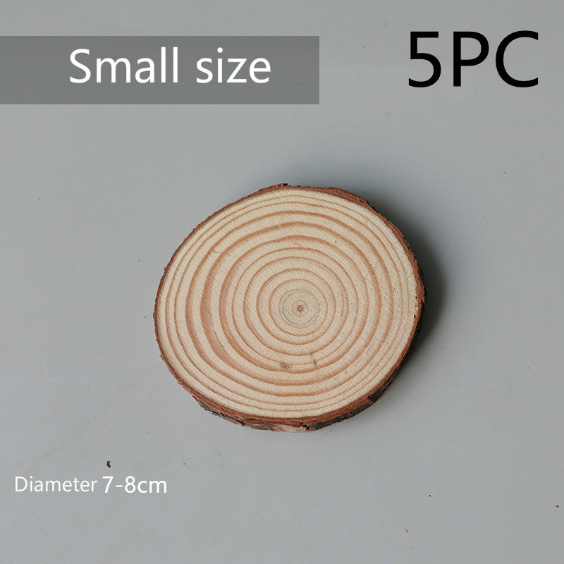 Pine Wood Log Cutting Table Base - Small, Medium, Large Variants