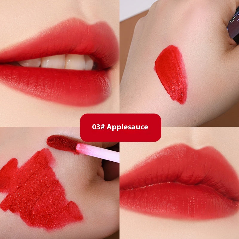 Long Lasting Matte Lip Lacquer - Velvet Finish, 2g, Multiple Colors