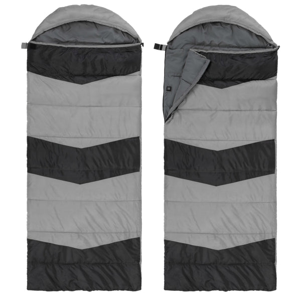 Heated Rectangular Sleeping Bag - USB Waterproof Compact for Hiking