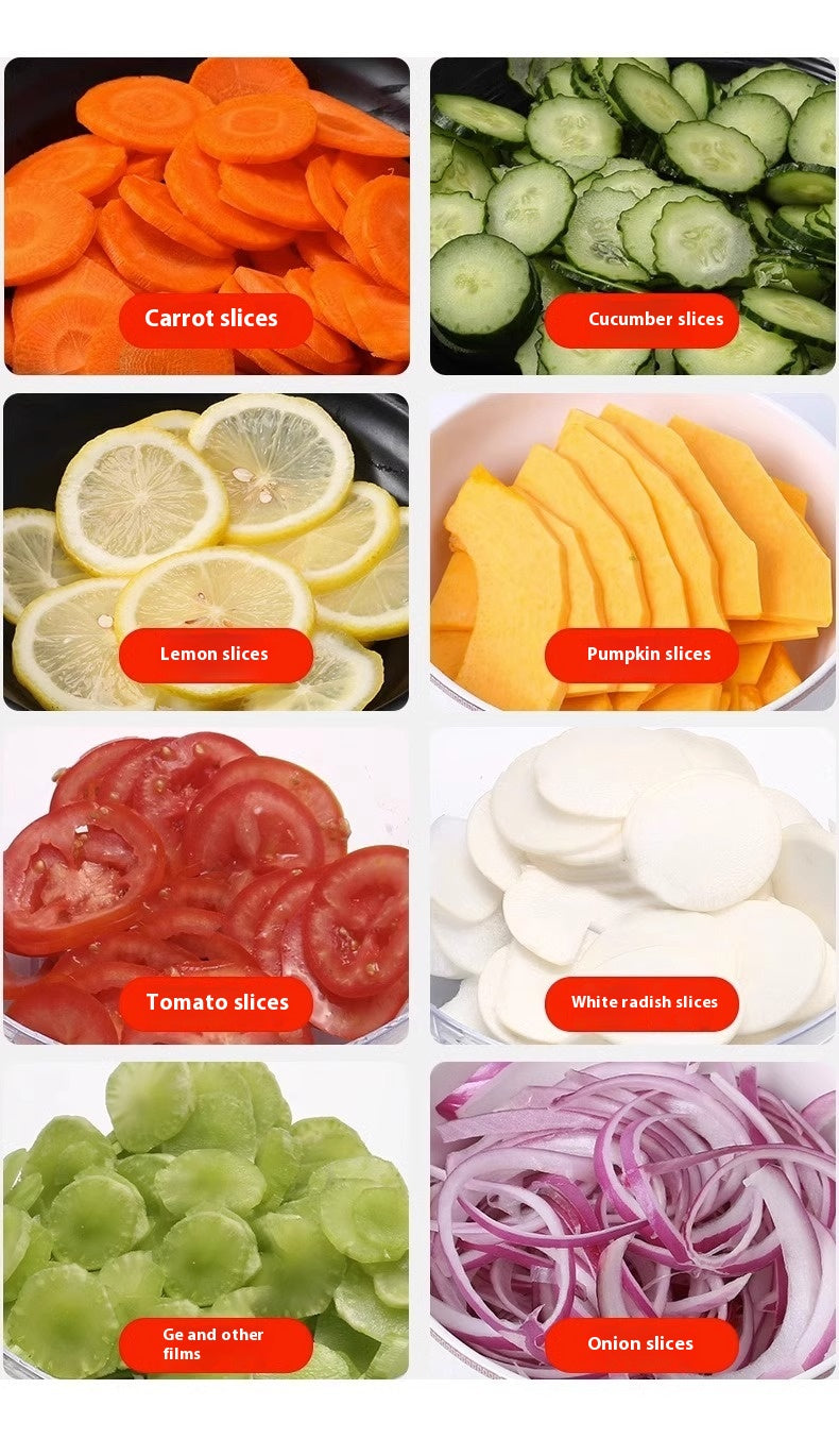 Commercial Vegetable Cutter Multi-Function Dicing and Slicing Tool - US Three in One