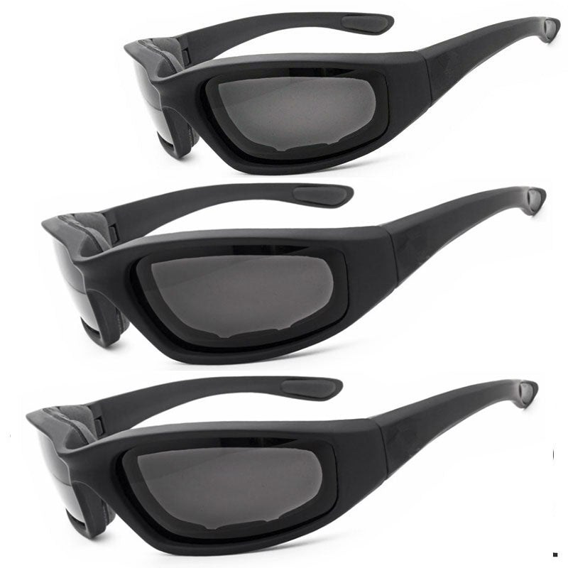 Cycling Sunglasses with UV400 Protection - 3 Pack