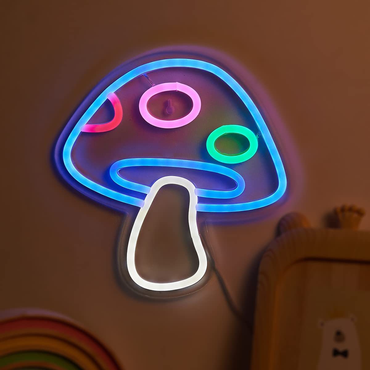 Mushroom Shape Room Decoration Lamp - Indoor Creative Night Light