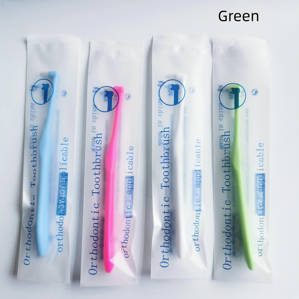 Orthodontic Toothbrush Set - Teeth Straightening Cleaning Brush with Multiple Colors