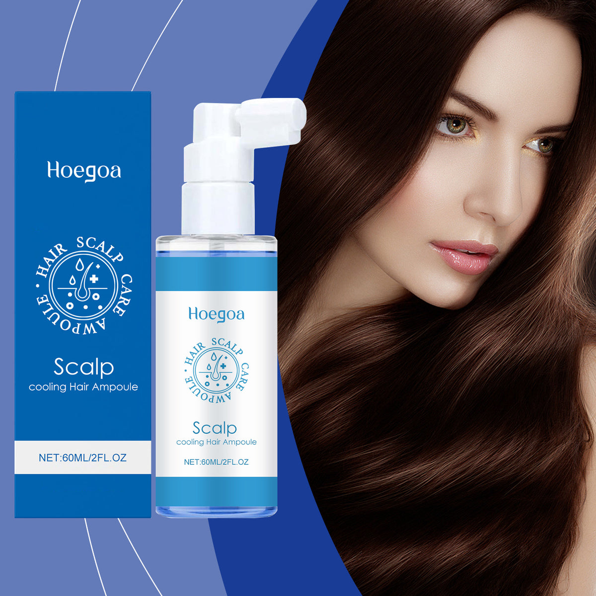 Gentle Nourishing Scalp Strong Hair Soft And Shiny Care Spray