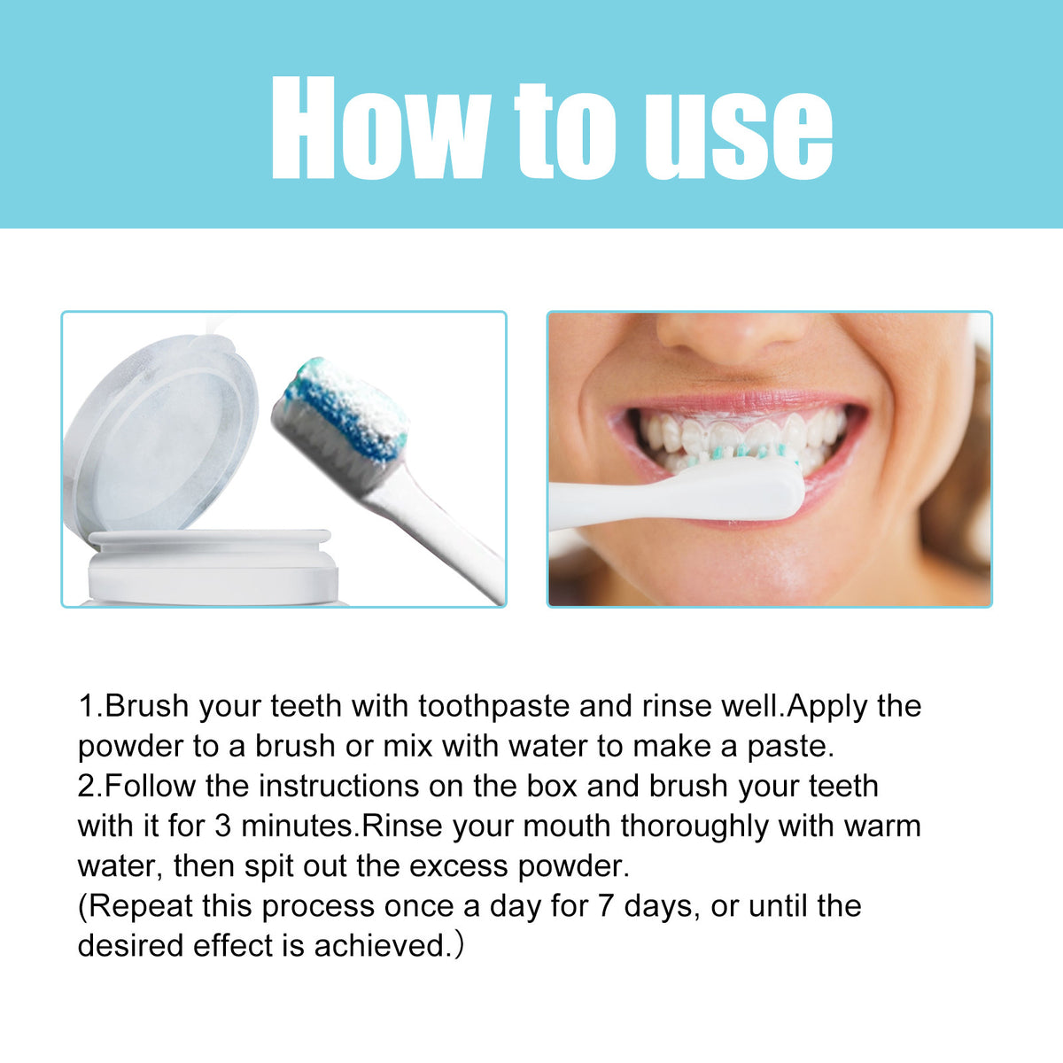 Tooth Powder for Teeth Cleaning & Care - 50g
