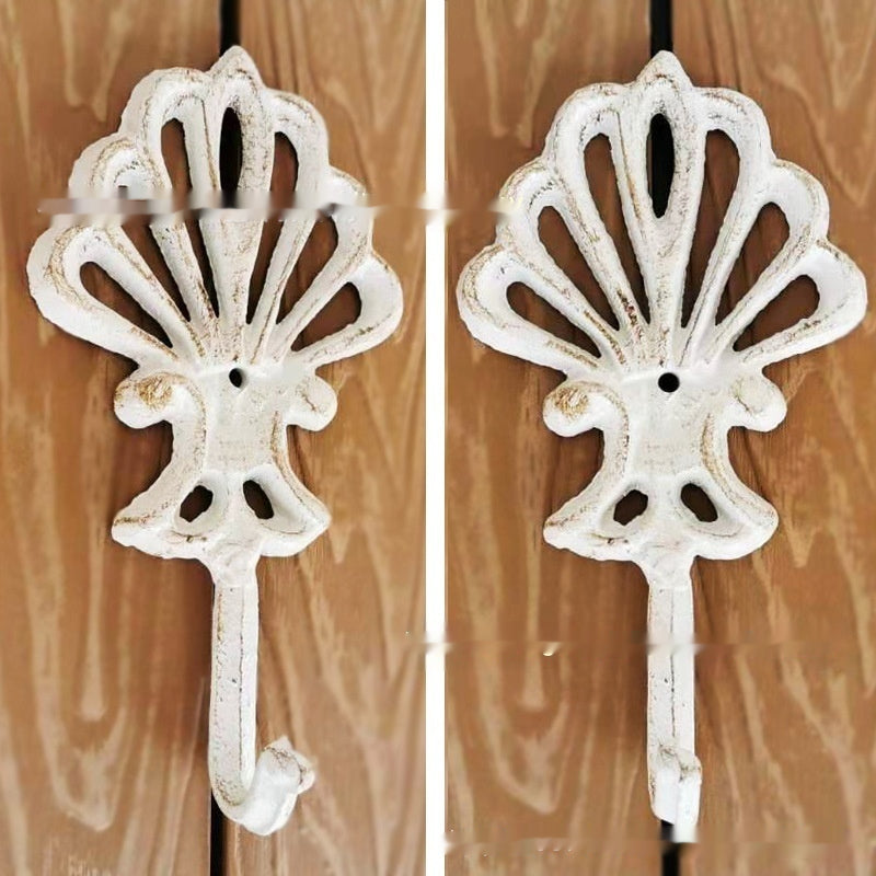 European Style Retro Metal Wall Hook Set Outdoor Garden Decor