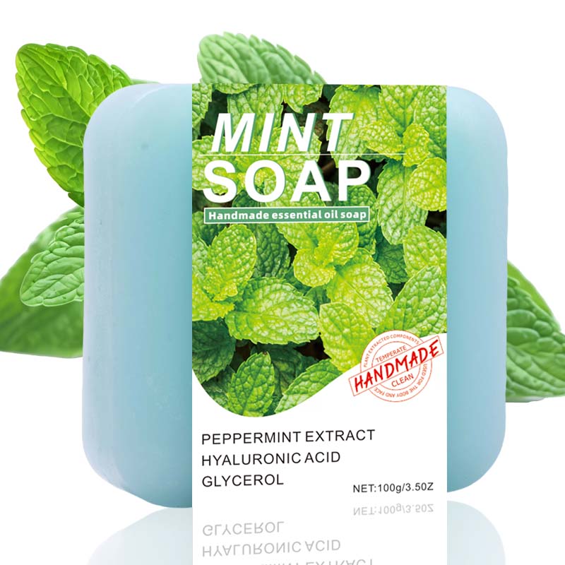 Peppermint Essential Oil Soap Bar - 100g