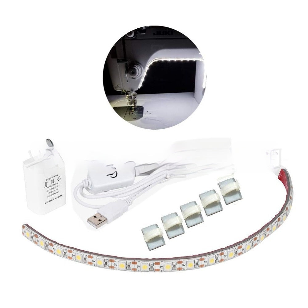 Flexible USB LED Sewing Machine Lamp Kit - 30cm Industrial Lighting