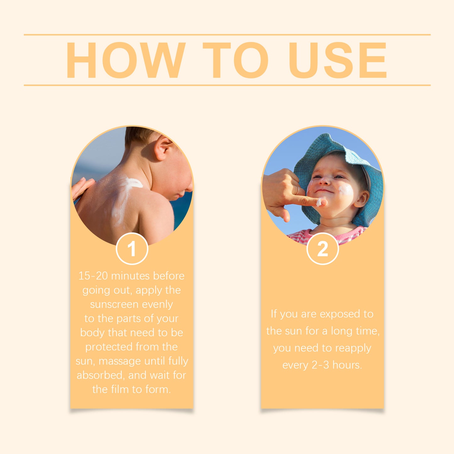 Hydrating Sunscreen Cream - Moisturizing & Protective Body Care