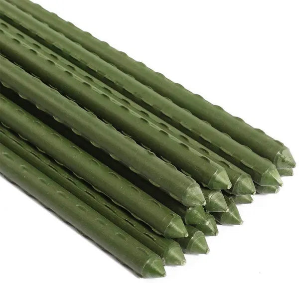 10-Pack Dark Green Plastic Rods - DIY Craft Support Sticks