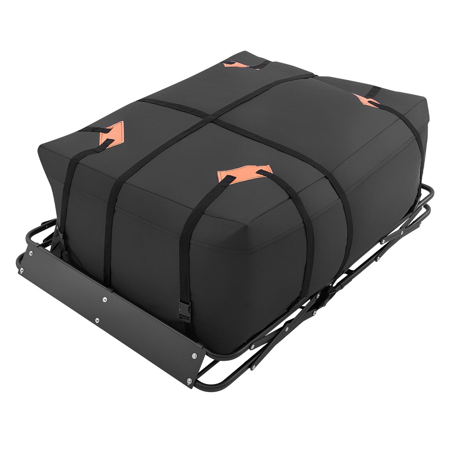Heavy Duty Roof Cargo Basket 51x36x4 In All-Weather Car Luggage Carrier