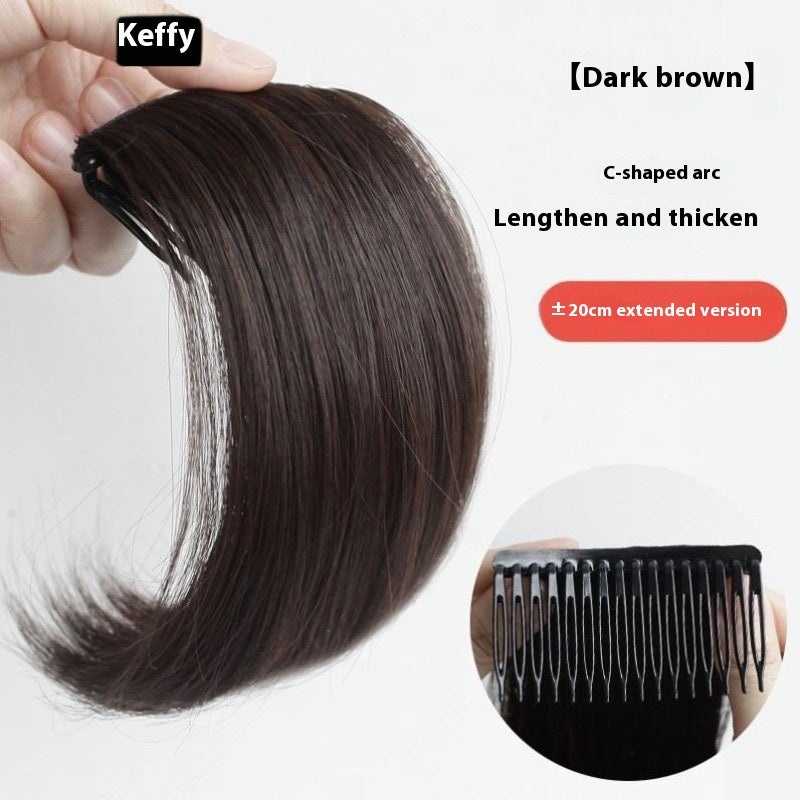 Skull Fluffy Synthetic Wig Set for Women - Curly, Medium & Long Styles