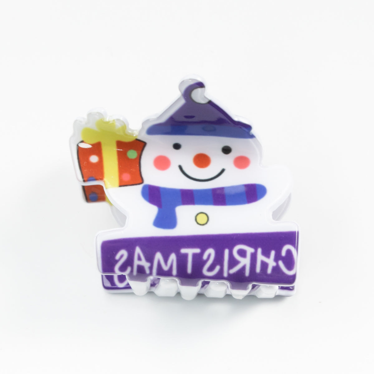 Christmas-Themed Hair Clips Snowman Cookie Hair Accessories for Women