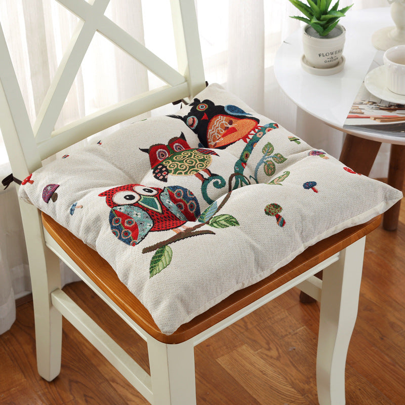 Thickened Non-Slip Chair Cushion for Dining & Kids Chairs - Solid Wood Stool Seat Pad