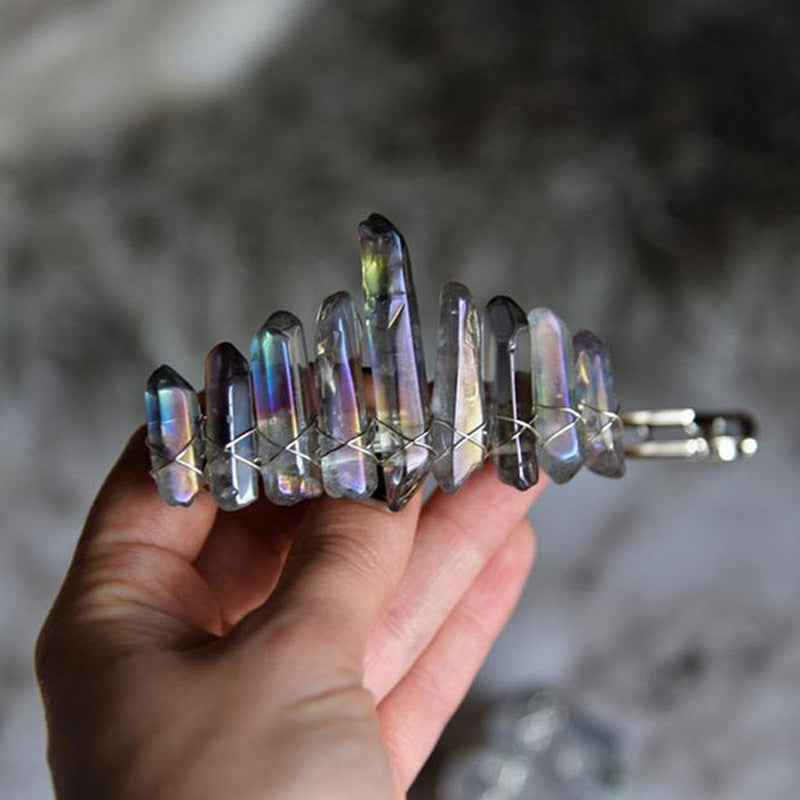 Multicolor Crystal Spring Hair Clip