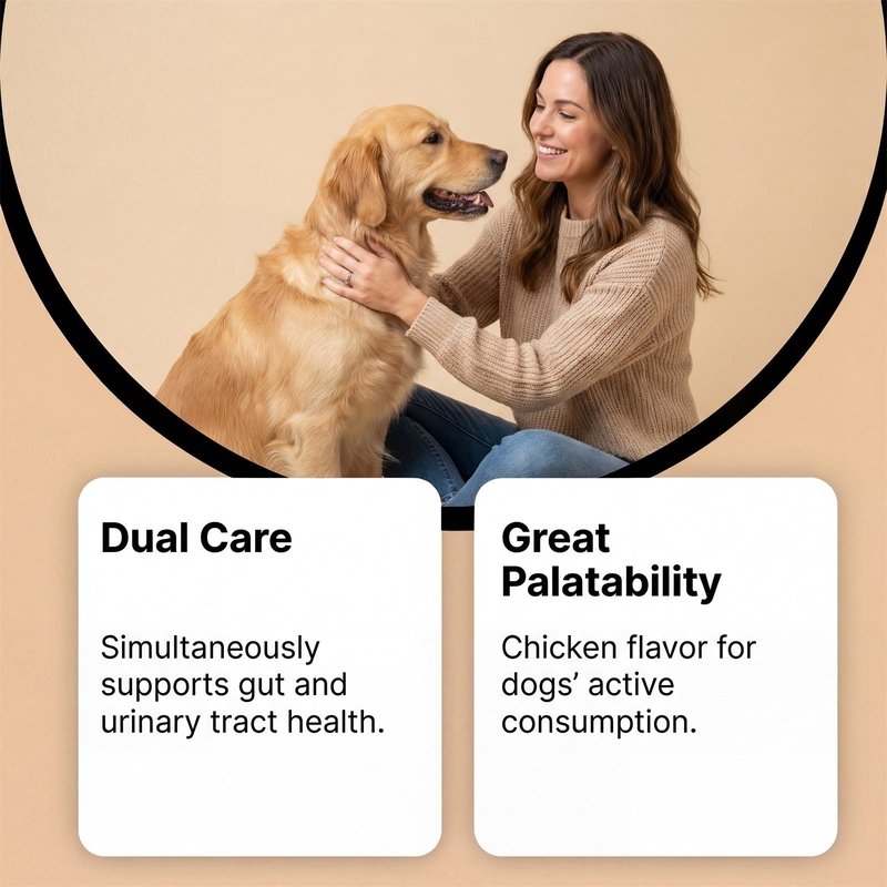 Dog Digestive Health Chewing Tablets - 200g