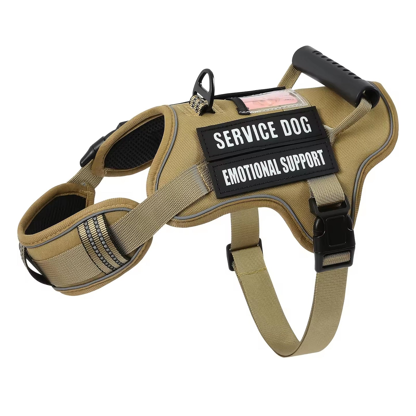 Adjustable No-Pull Dog Harness with Handle Reflective Pet Vest for Training and Walks